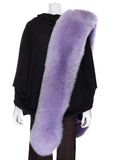 [SOLD] Stole in Dyed Lavender Fox Fur